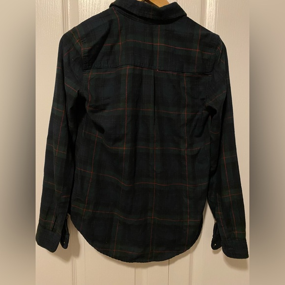 Abercrombie & Fitch Green Flannel Shirt - A&F soft size XS - Picture 2 of 5